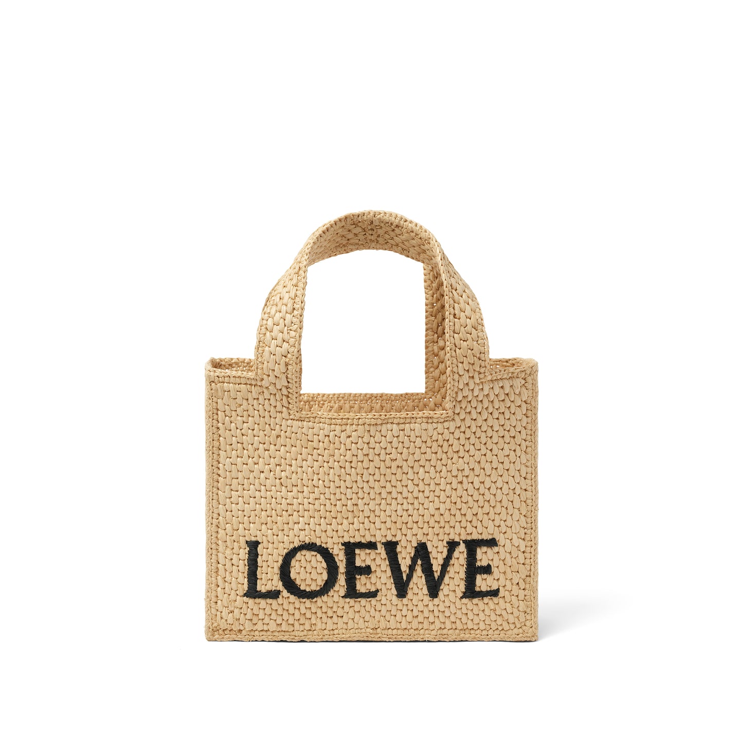 Loewe Font Tote Mini Bag in Natural