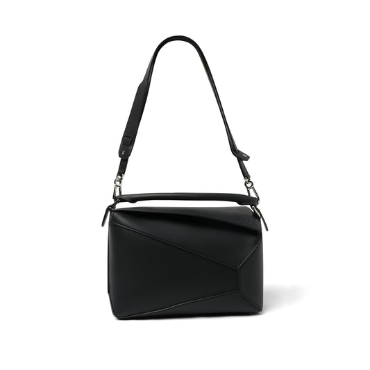 Puzzle Edge Bag in Black