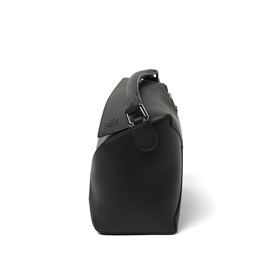 Puzzle Edge Bag in Black