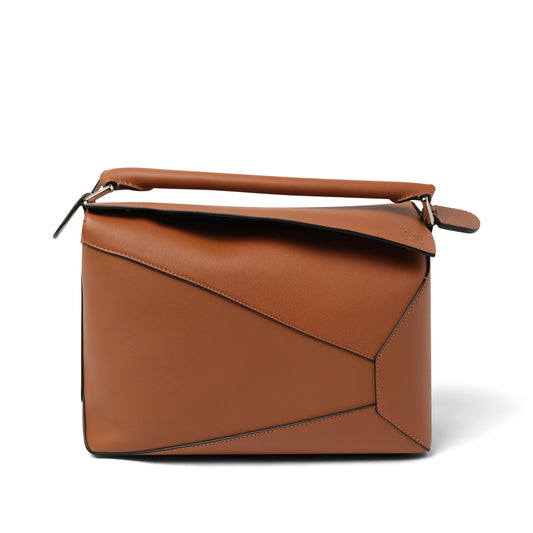 Puzzle Edge Bag in Tan