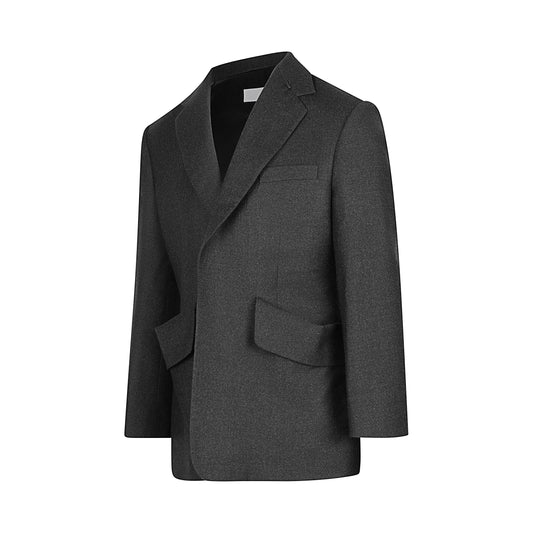 Wool Jacket in Anthracite