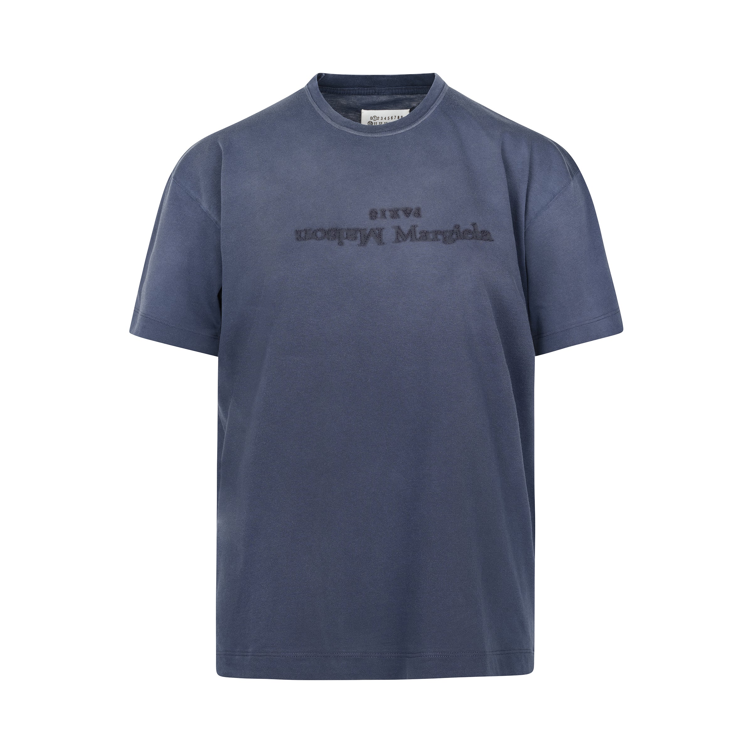 Cotton Jersey Logo T-Shirt in Blue