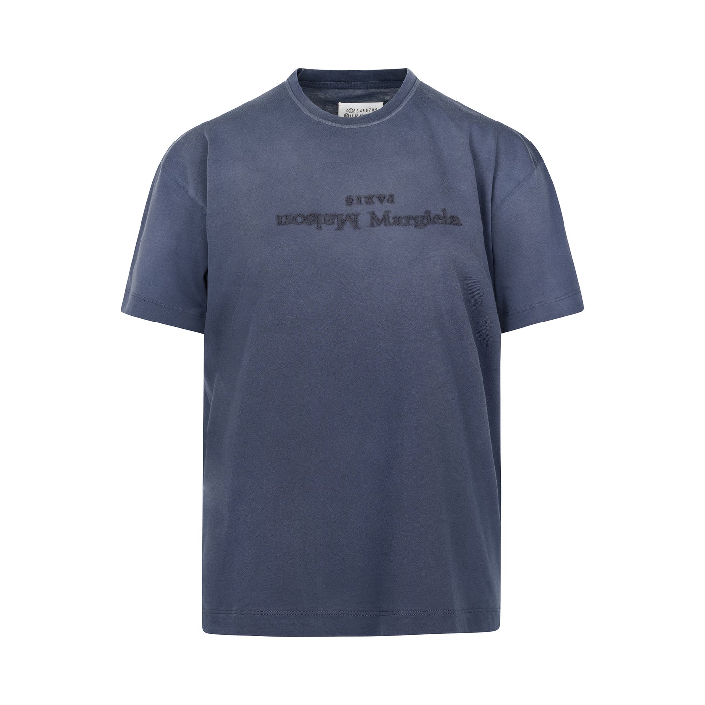 Cotton Jersey Logo T-Shirt in Blue