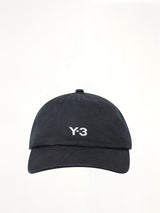 Y-3 Dad Cap in Black