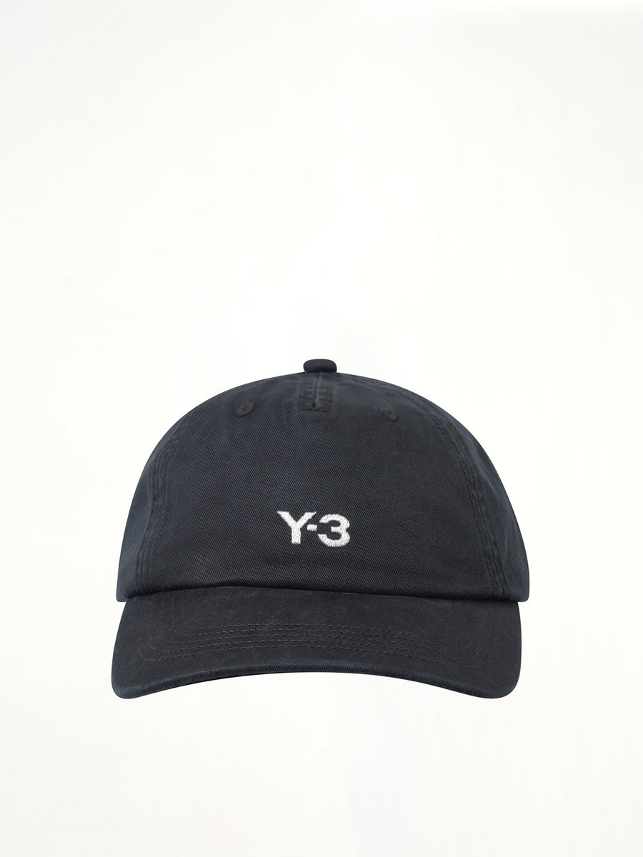 Y-3 Dad Cap in Black