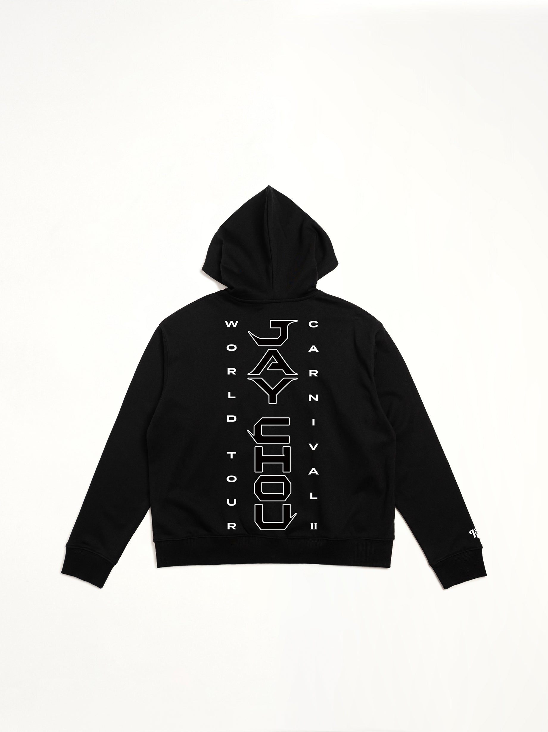 J Carnival II World Tour Washed Zip Hoodie in Black