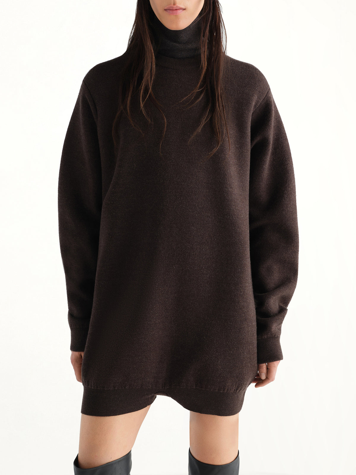 Relaxed Overall in Ganache