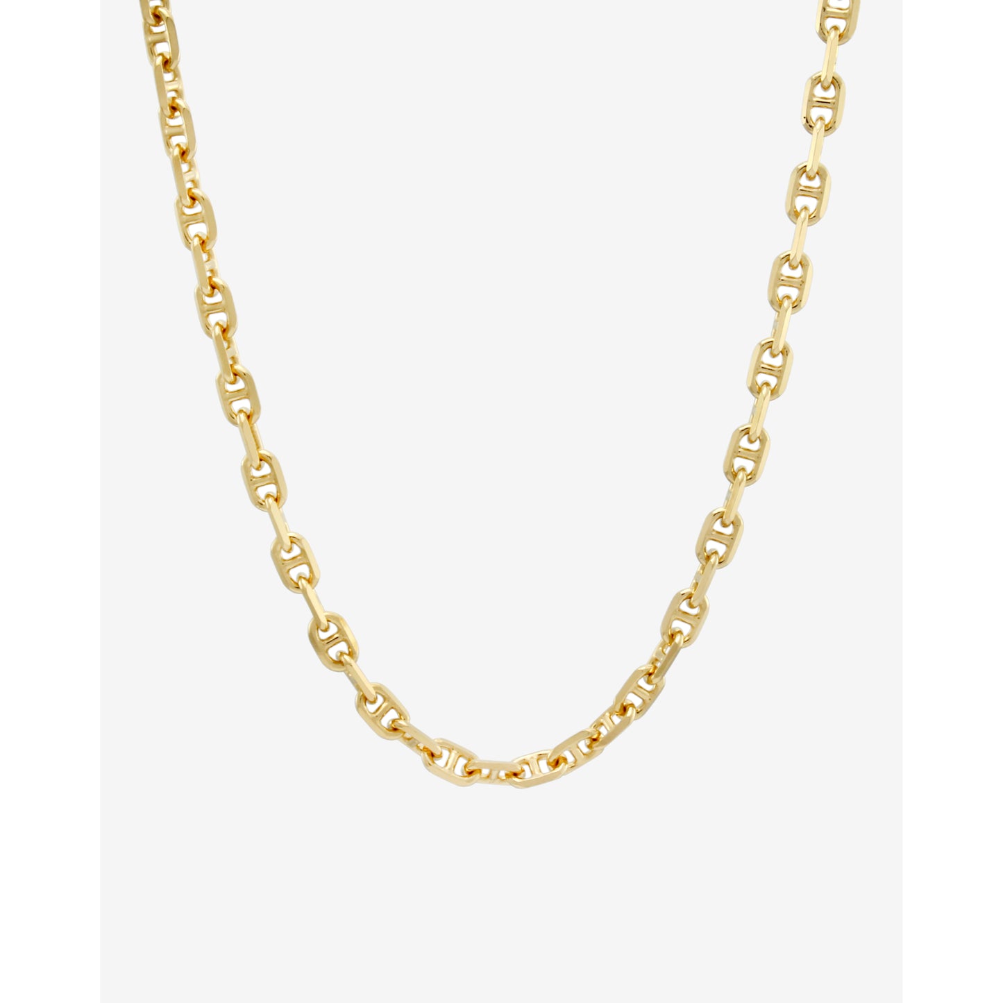 40cm Chunky Anchor Chain Necklace in Gold