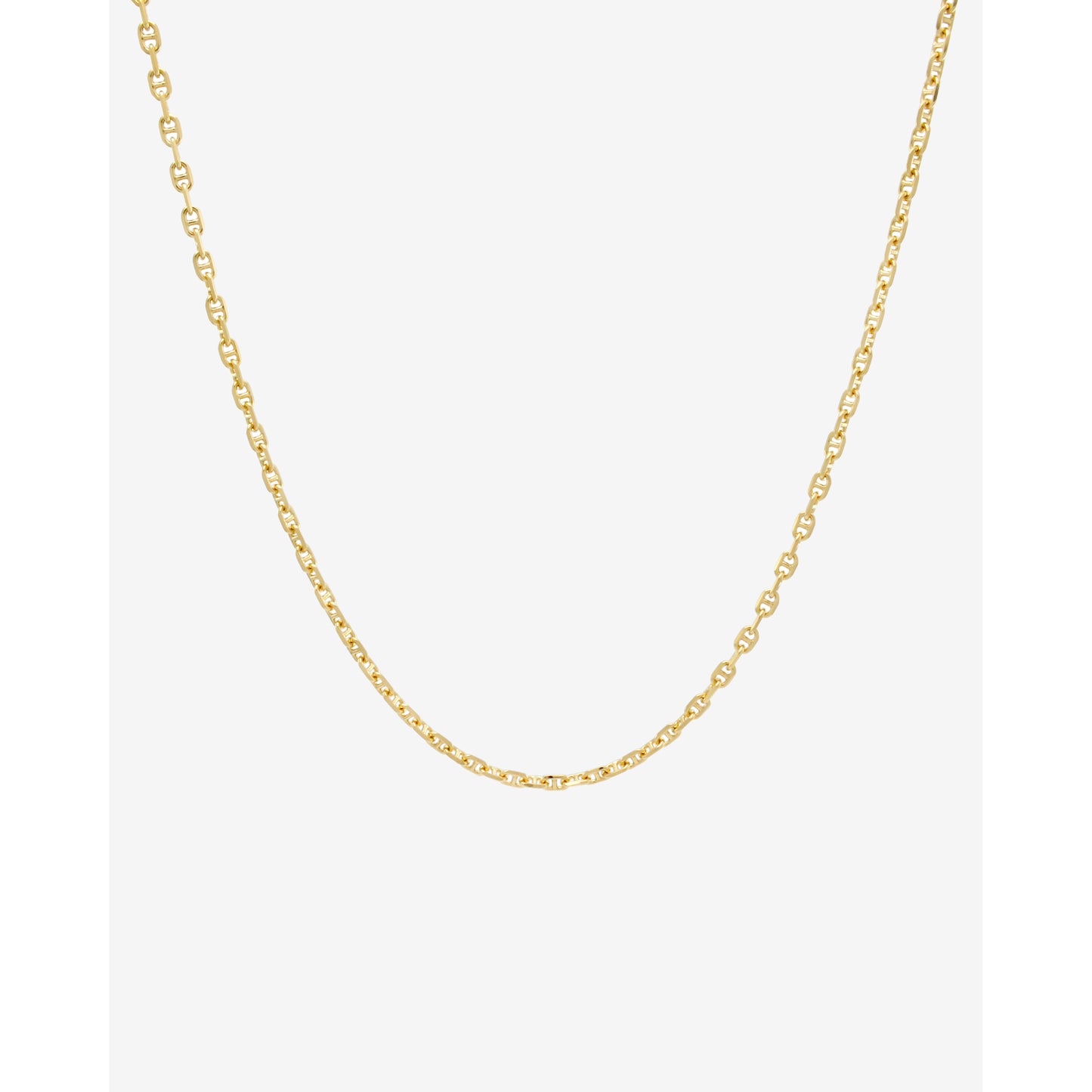 Chunky Anchor Long Chain Necklace in Gold