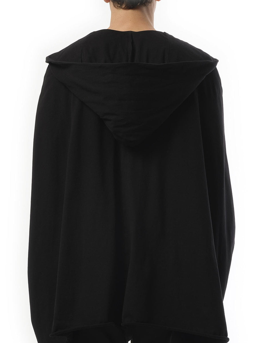 Rick Owens Hooded Kaftan in Black