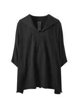 Rick Owens Hooded Kaftan in Black