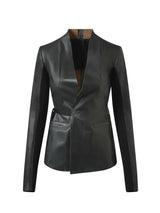 Rick Owens Hollywood Leather Jacket in Black