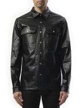 Rick Owens Denim Outershirt in Black