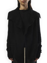 Rick Owens Cashmere Knit Cardigan in Black