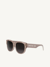 Dior DIORPACIFIC B2F 40D255 Sunglasses in Dark Grey/Pink
