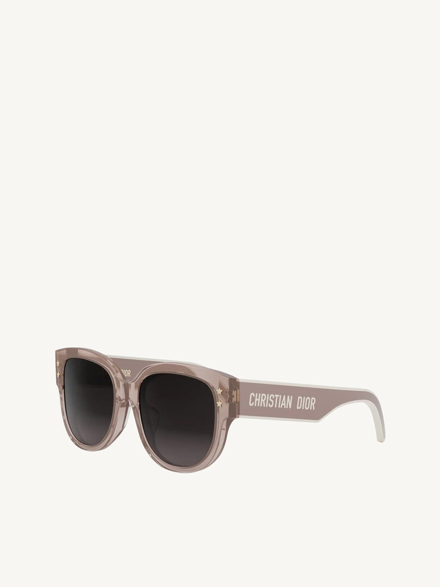 Dior DIORPACIFIC B2F 40D255 Sunglasses in Dark Grey/Pink