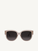Dior DIORPACIFIC B2F 40D255 Sunglasses in Dark Grey/Pink