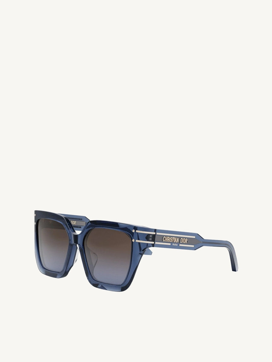 DiorSignature S10F 30F255 Sunglasses in Blue/Gold