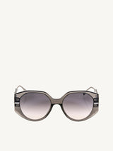Fendi FE40083U 5420B Round Sunglasses in Grey