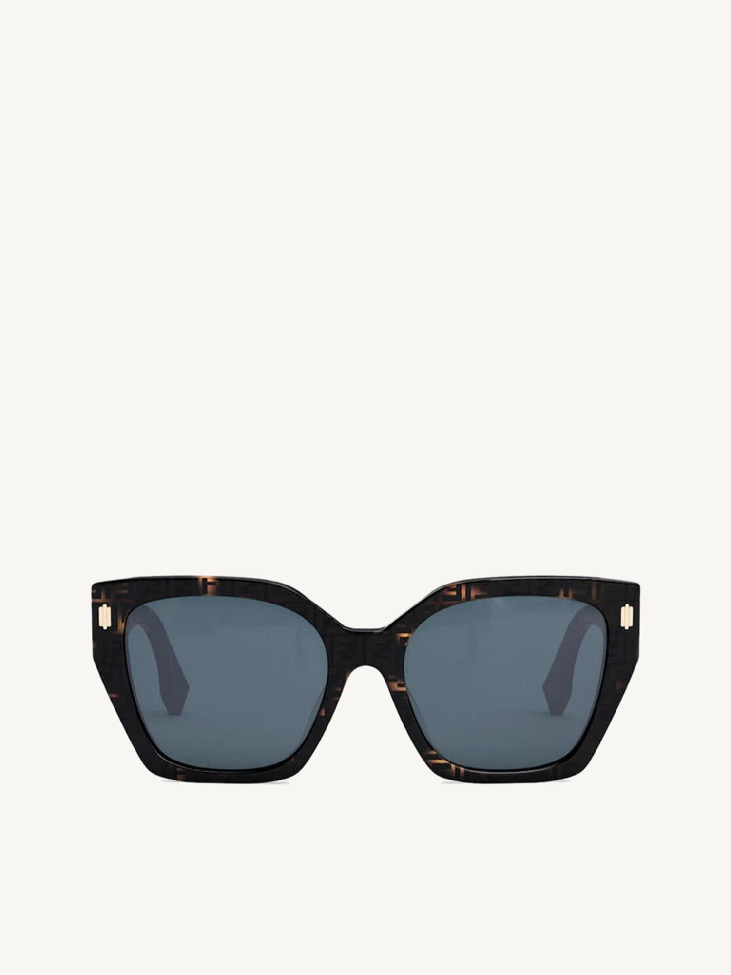 FE40070F Sunglasses with Smoke Lens in Coloured Havana