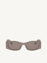 Forever Fendi FE40204I Acetate Sunglasses in Brown