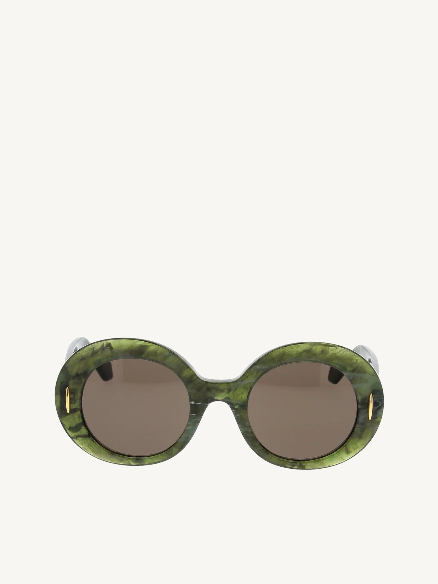 Loewe LW40146F 5196E Acetate Sunglasses in Marble Green