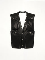 Cargo Vest in Black