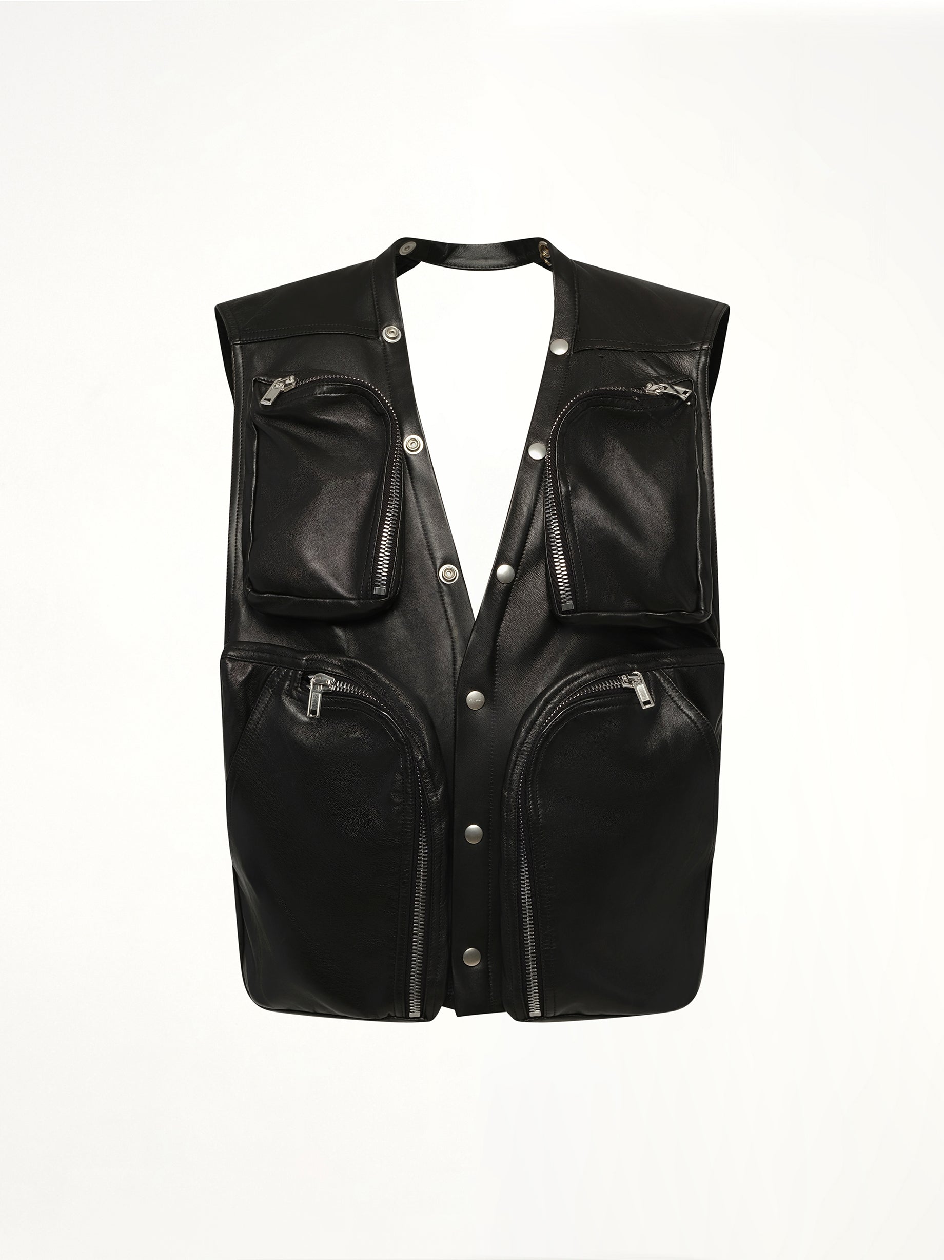 Cargo Vest in Black
