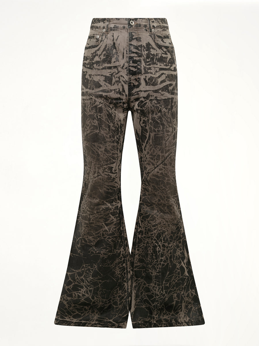 Bolan Bootcut Washed Foil in Black