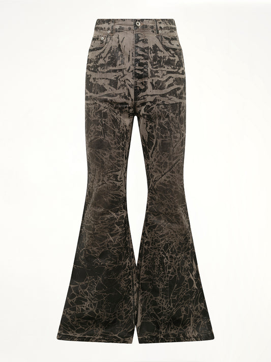 Bolan Bootcut Washed Foil in Black