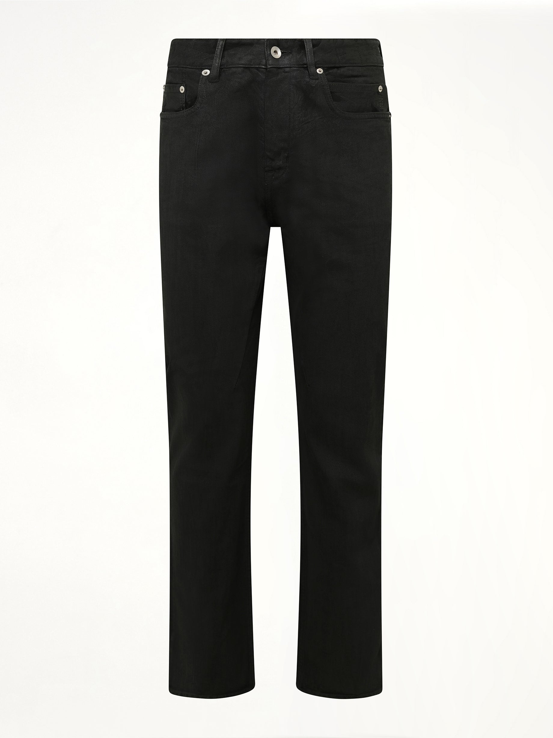 Fog Cut Jeans in Black Wax