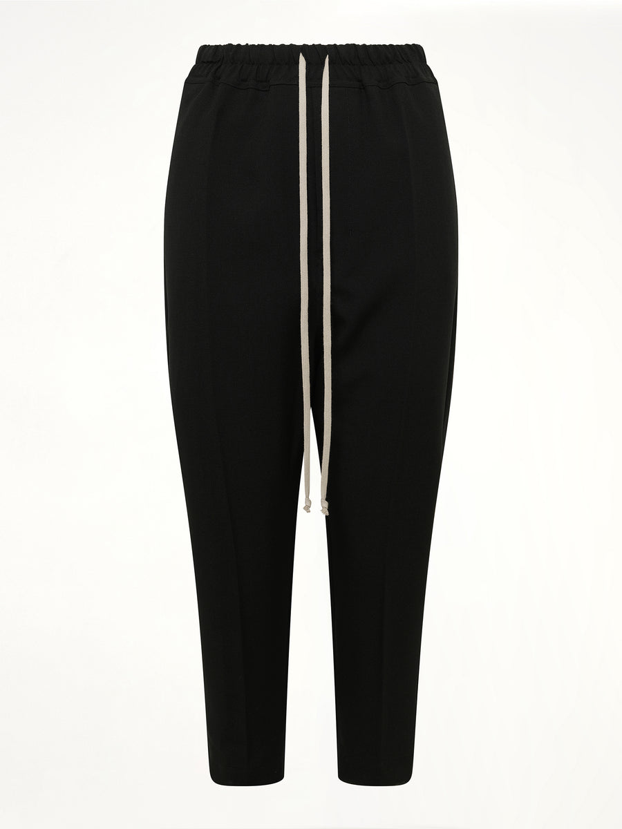 Drawstring Astaires Cropped in Black