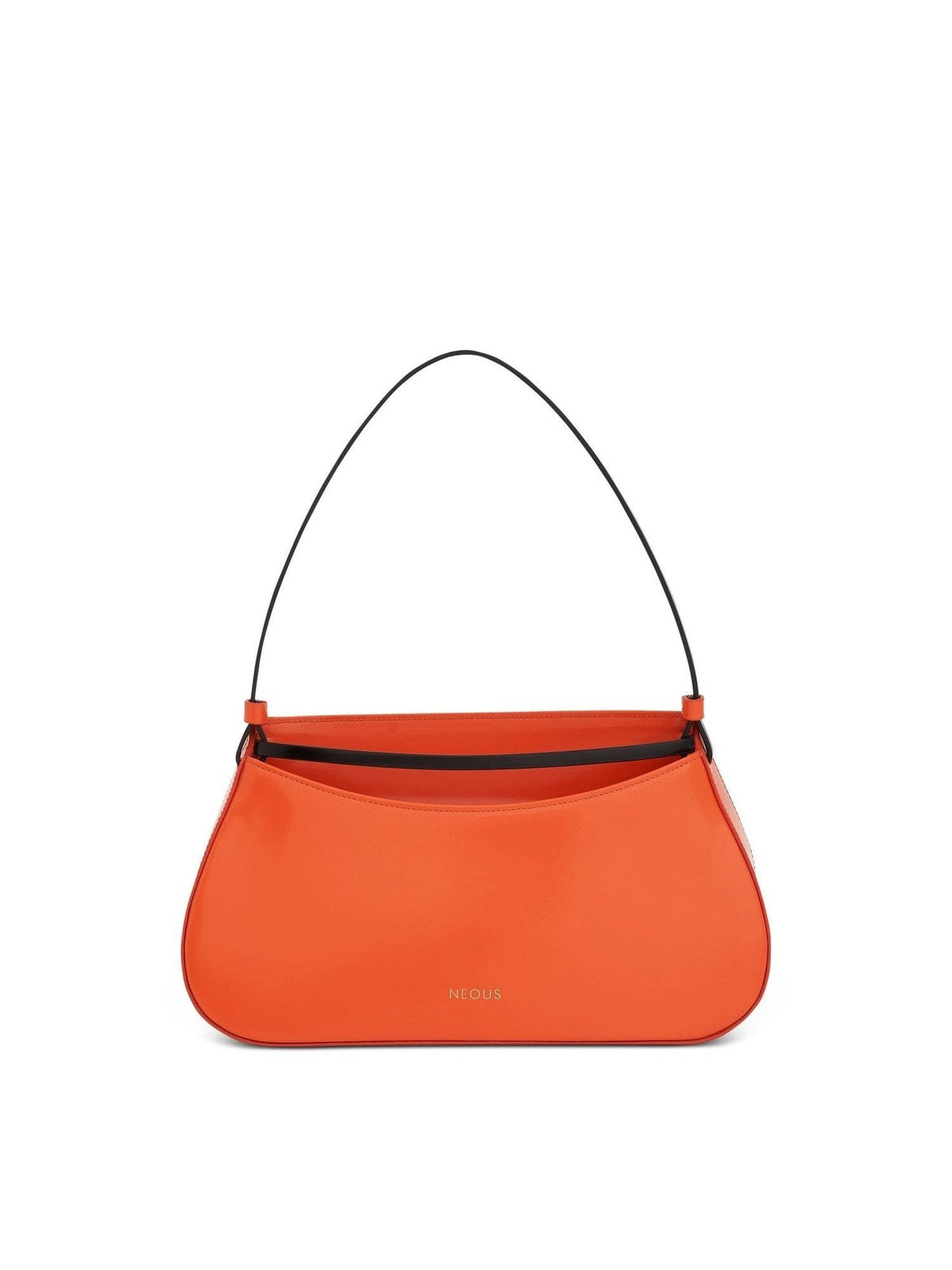 Zeta Baguette Bag in Orange