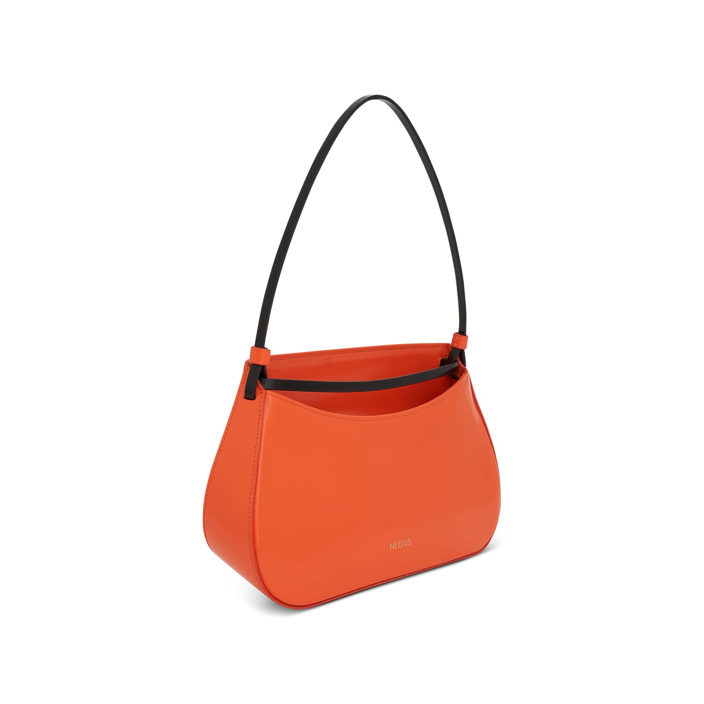 Zeta Baguette Bag in Orange