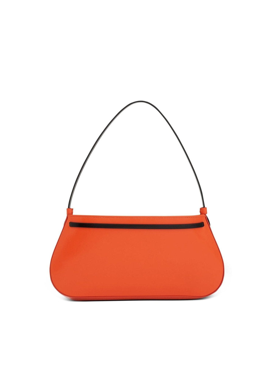 Zeta Baguette Bag in Orange