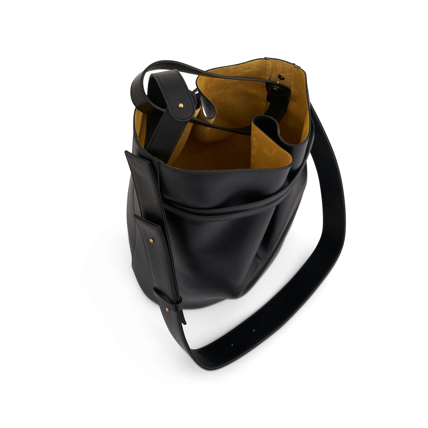 Sigma Bucket Bag in Black