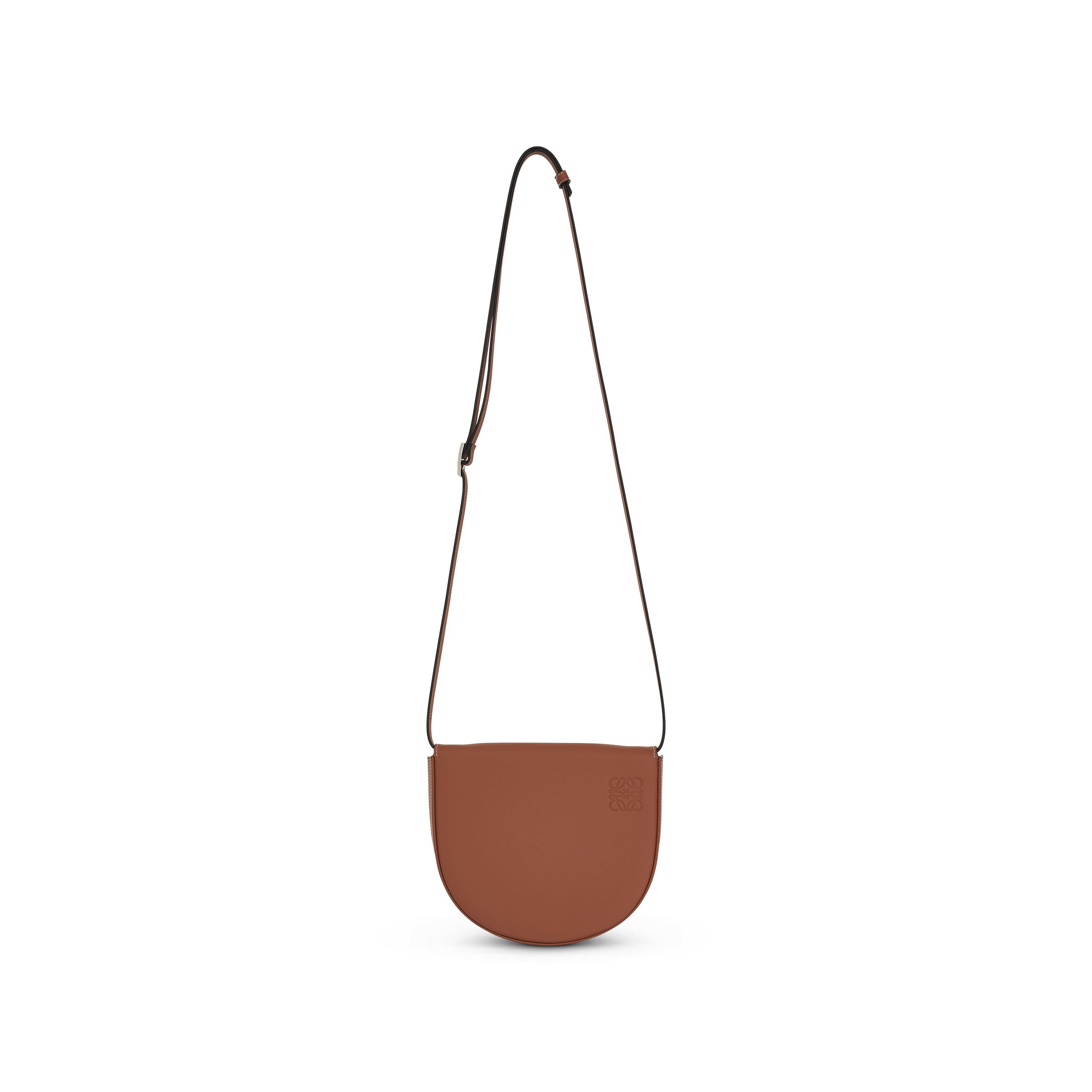 Mini Heel Bag  in Soft Calfskin in Tan