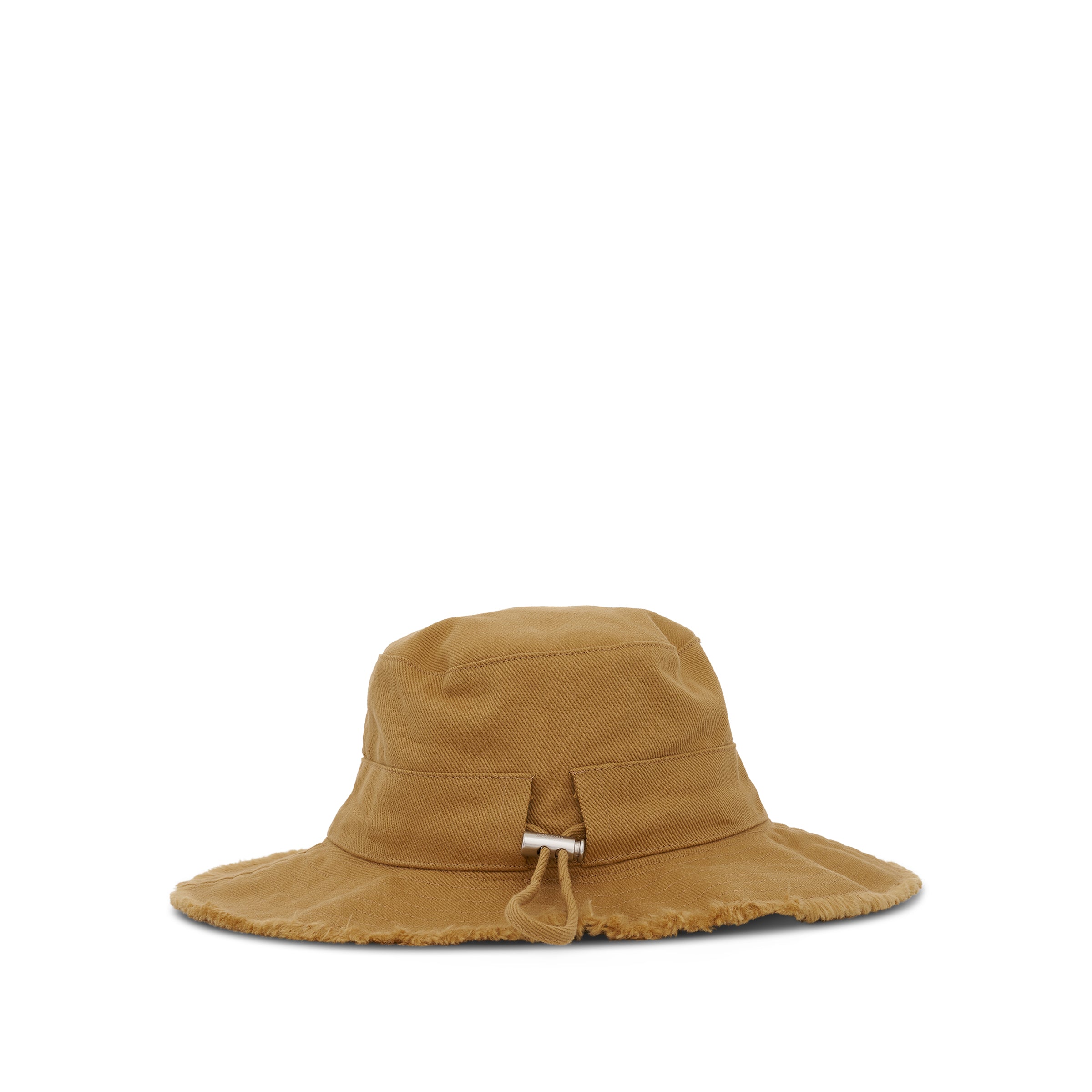 JACQUEMUS Artichaut Frayed Expedition Hat in Beige – MARAIS
