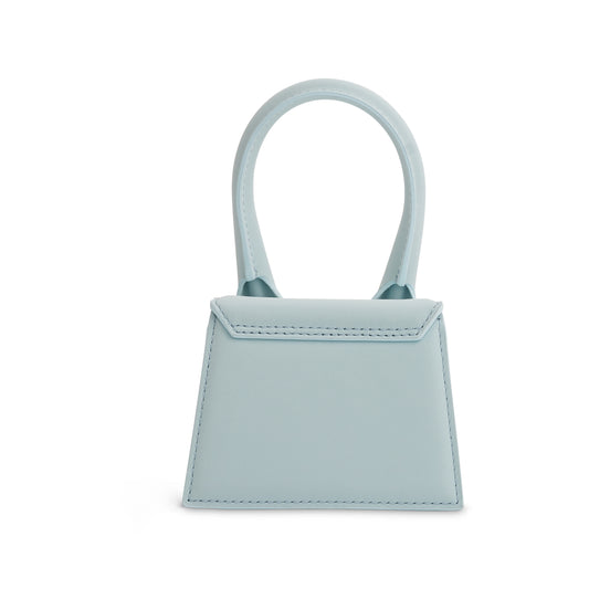 Le Chiquito Mini Leather Bag in Pale Blue