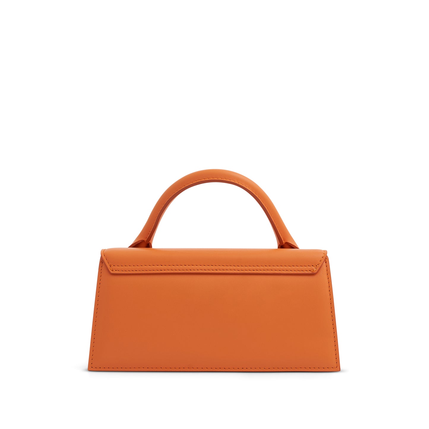 Le Chiquito Long Leather Bag in Orange