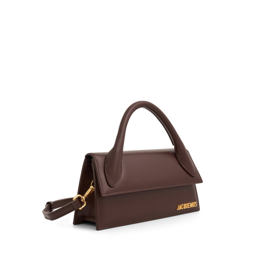 Le Chiquito Long Leather Bag in Brown