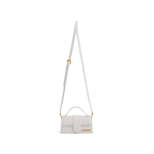 Le Bambino Mini Leather Bag in White