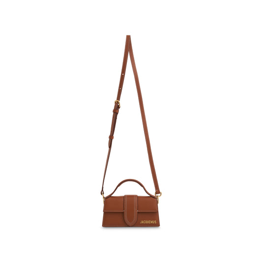 Le Bambino Mini Leather Bag in Light Brown