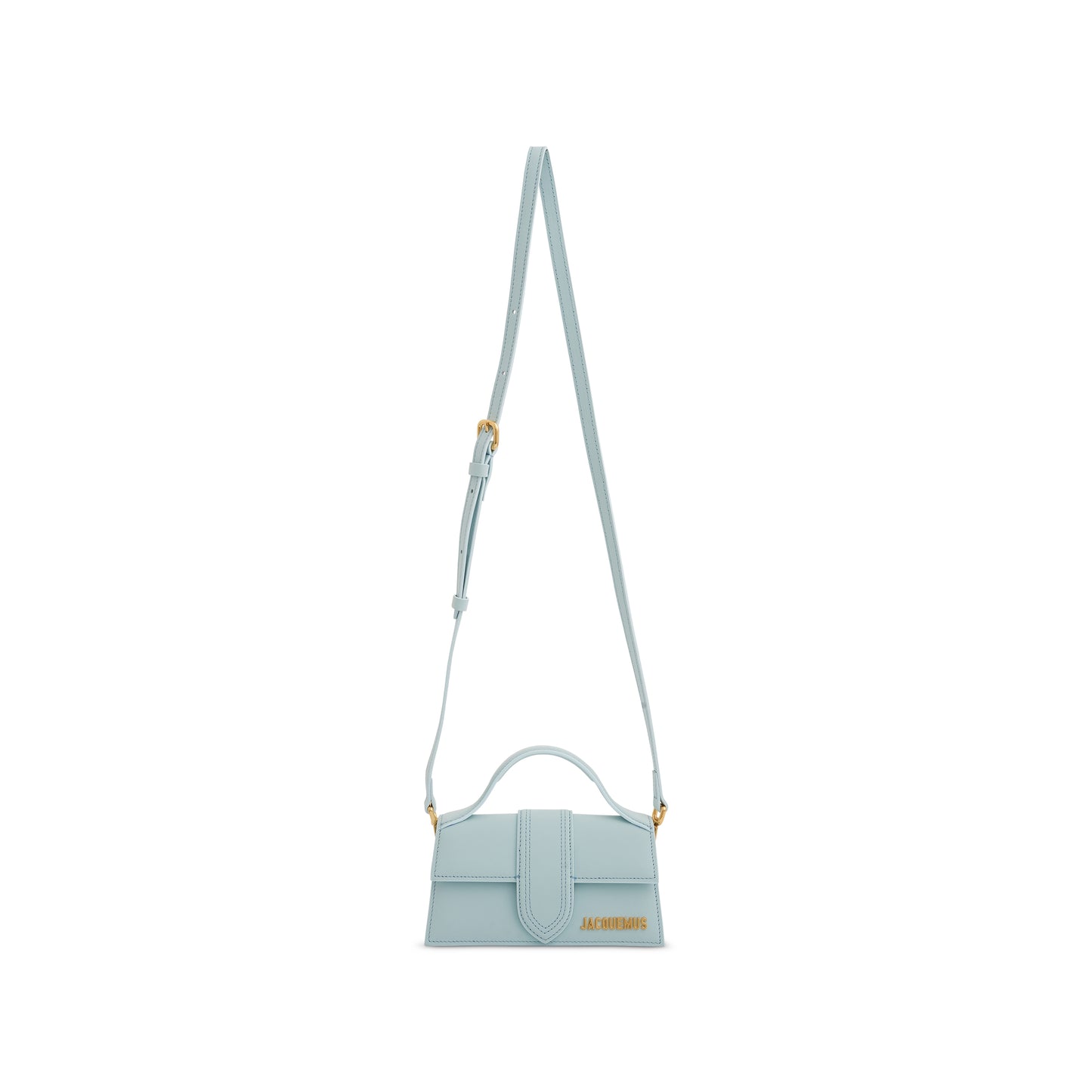 Le Bambino Mini Leather Bag in Pale Blue