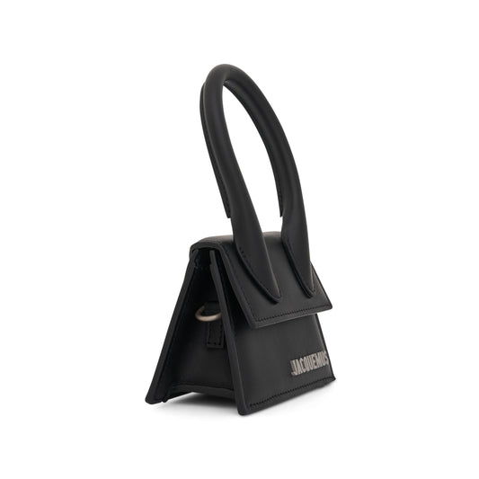 Le Chiquito Homme Mini Leather Bag in Black