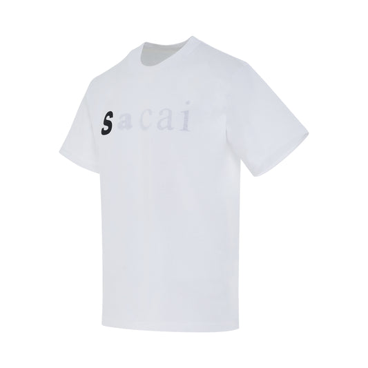 Sacai Logo T-Shirt in White