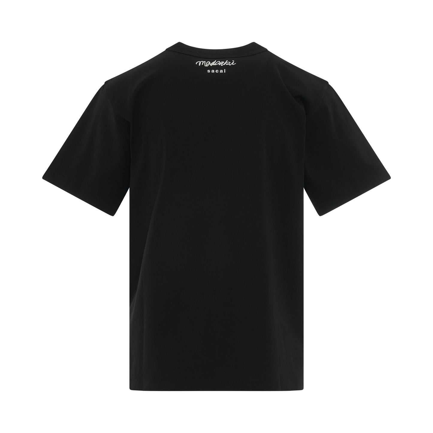 Sacai x Madsaki Flock Print T-Shirt in Black