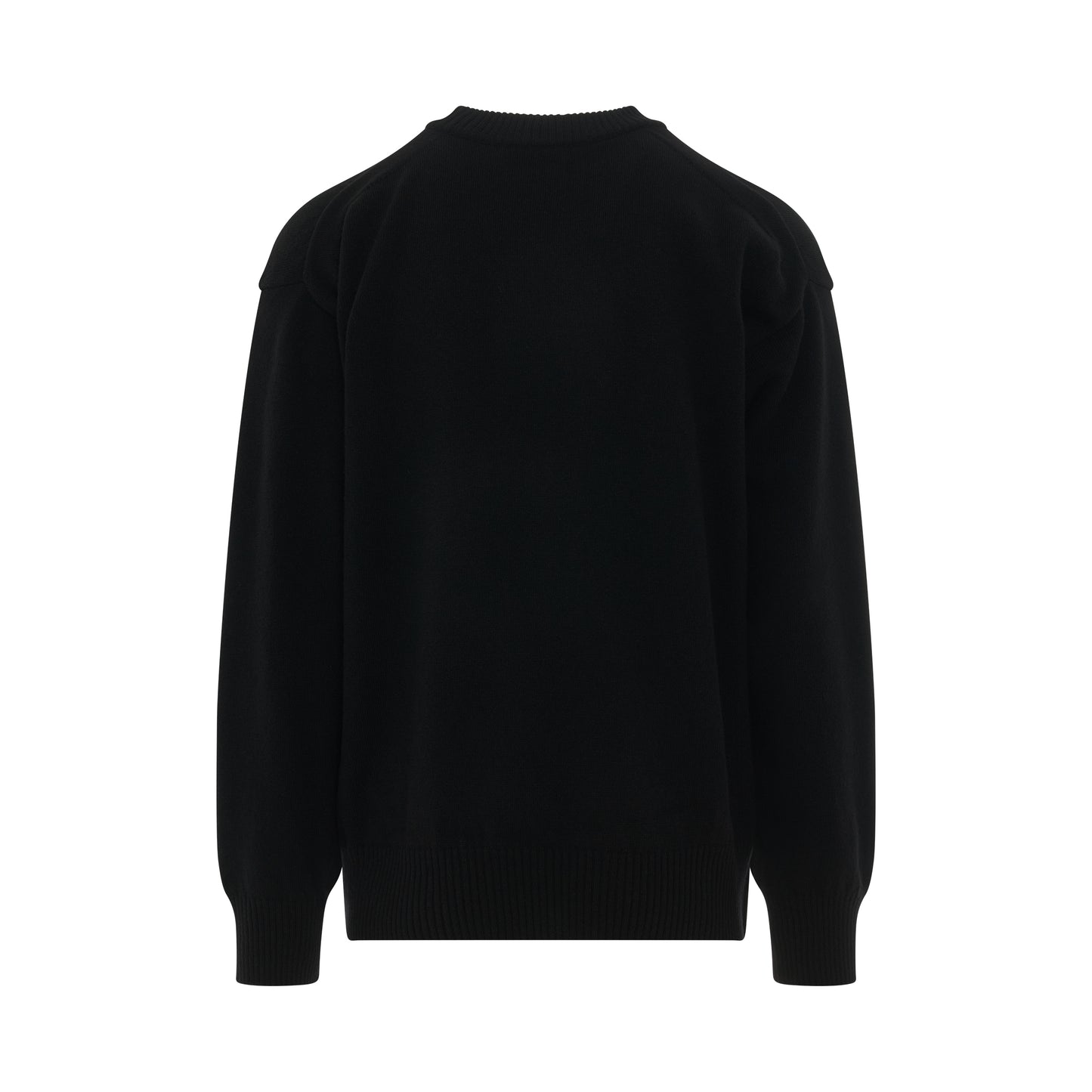 Sacai x Madsaki Knit Pullover in Black