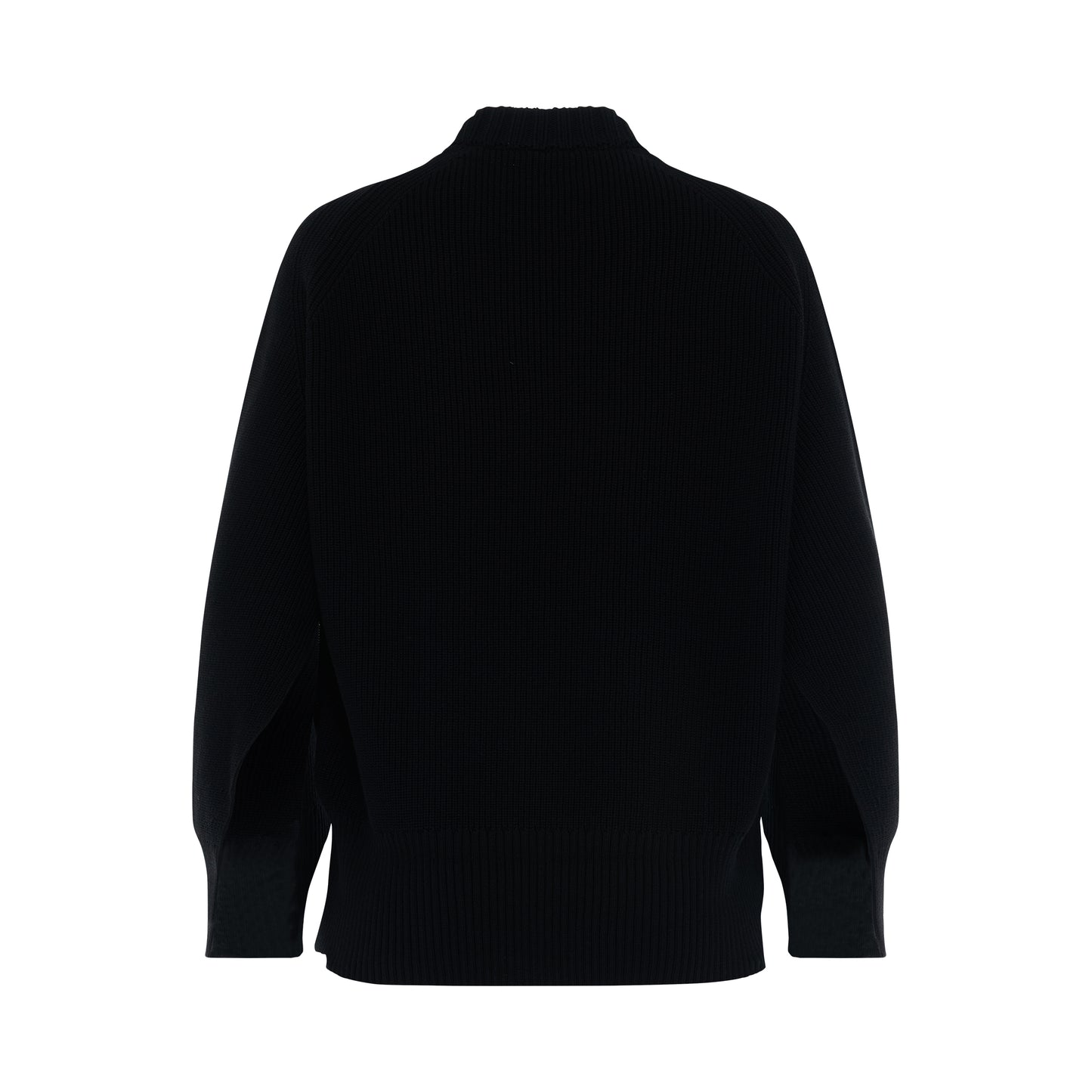 Knit Pullover in Black