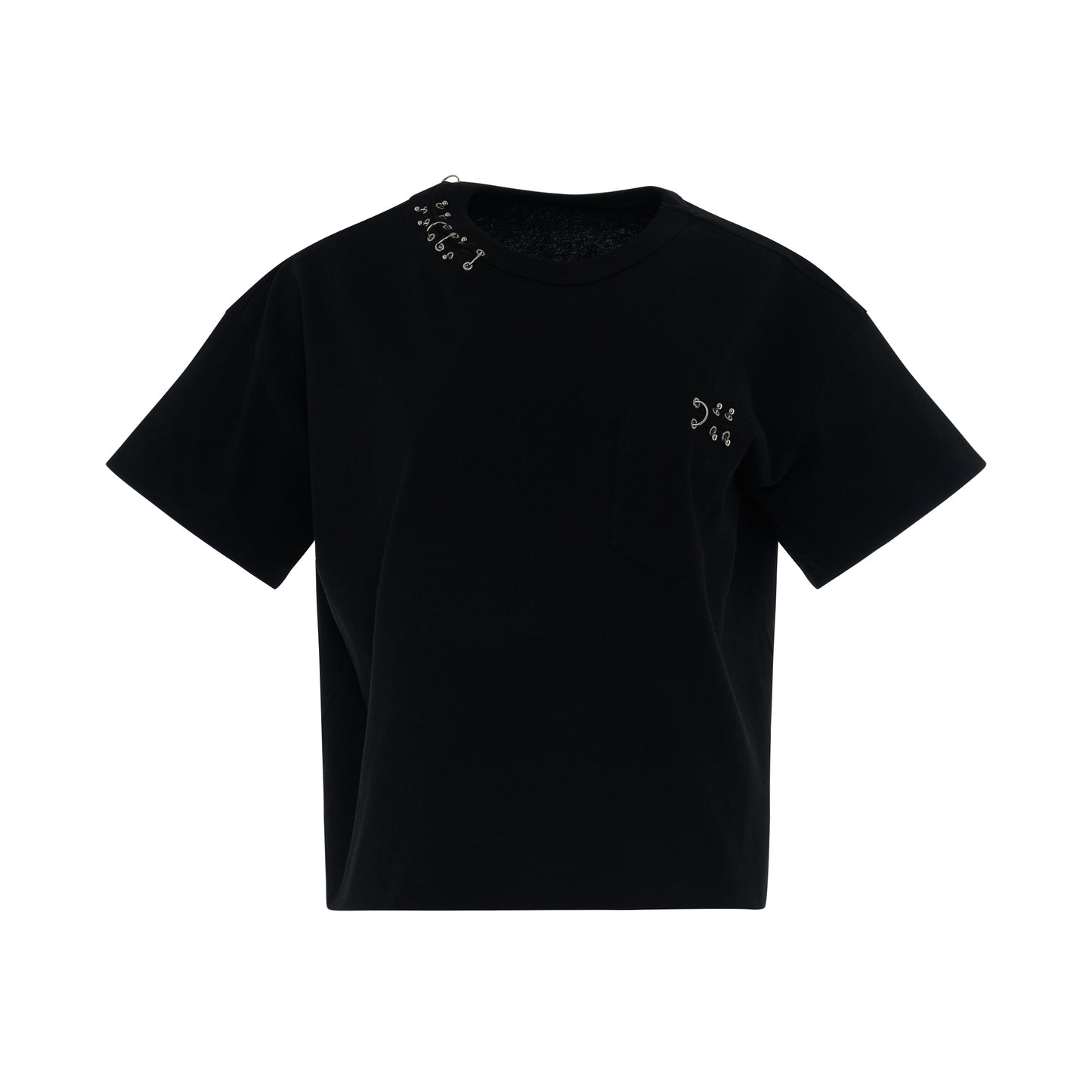 Pierced T-Shirt in Black